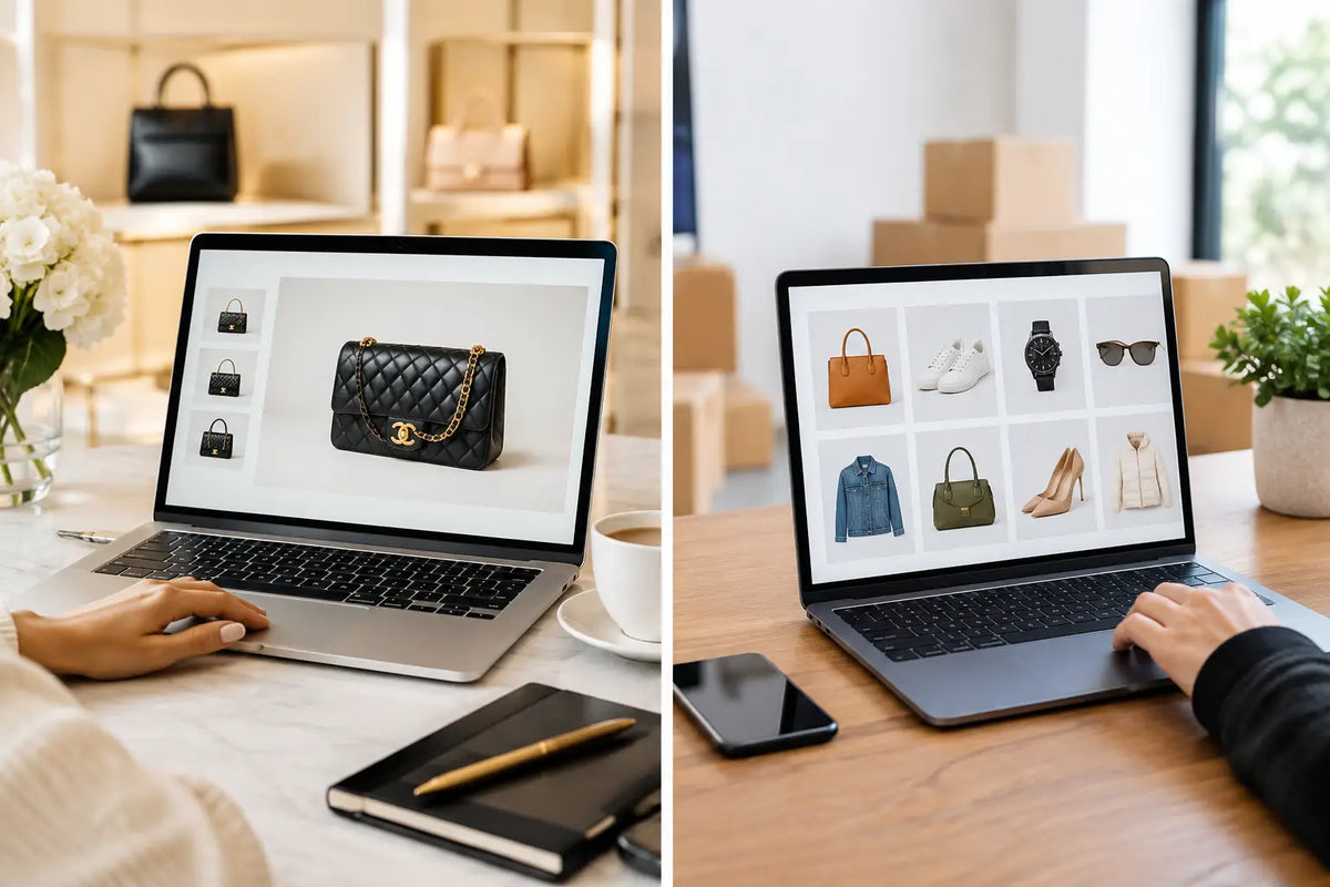 Online Luxury Boutique Versus Marketplace
