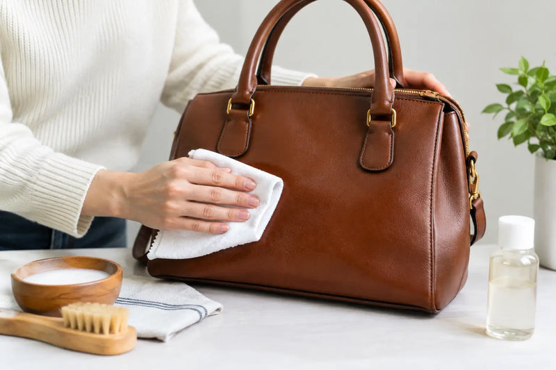 Cleaning Preowned Leather Handbags Safely