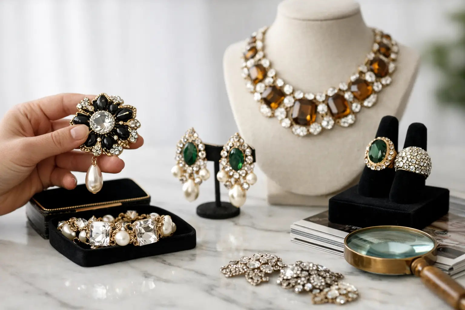 How to Buy Collectible Designer Costume Jewelry
