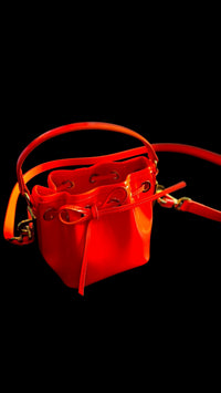 sac en cuir orange Vauthier - L.F Lusso