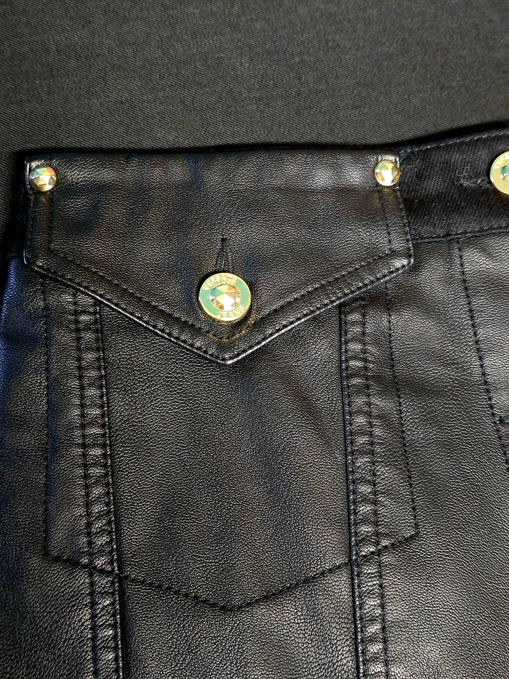 jupe noir et or Versace - L.F Lusso