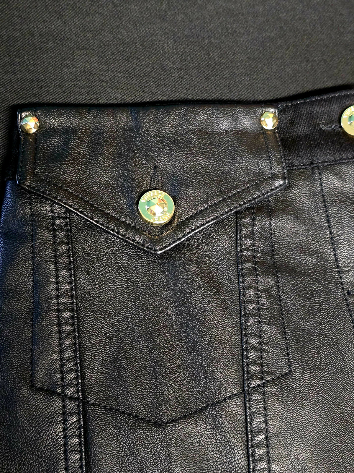 jupe noir et or Versace - L.F Lusso