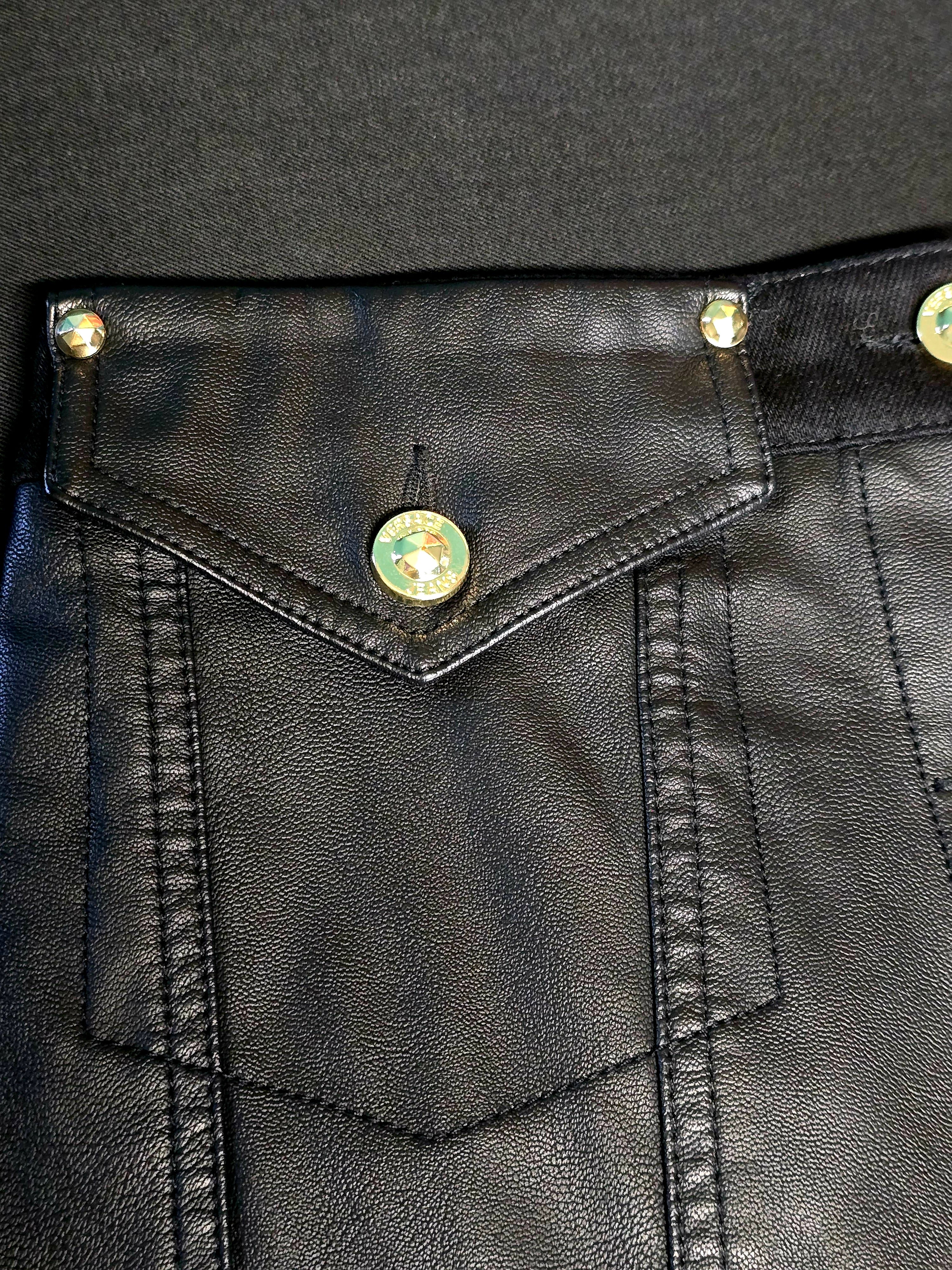 jupe noir et or Versace - L.F Lusso