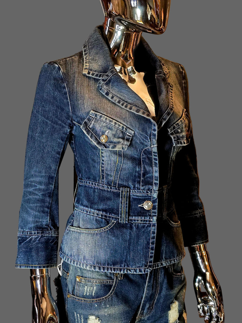Jean Paul Gauthier veste en Jean - L.F Lusso