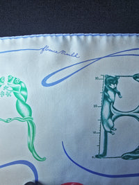 Hermès – Carré de Soie "Faune Létrée" 90×90 cm – 2014