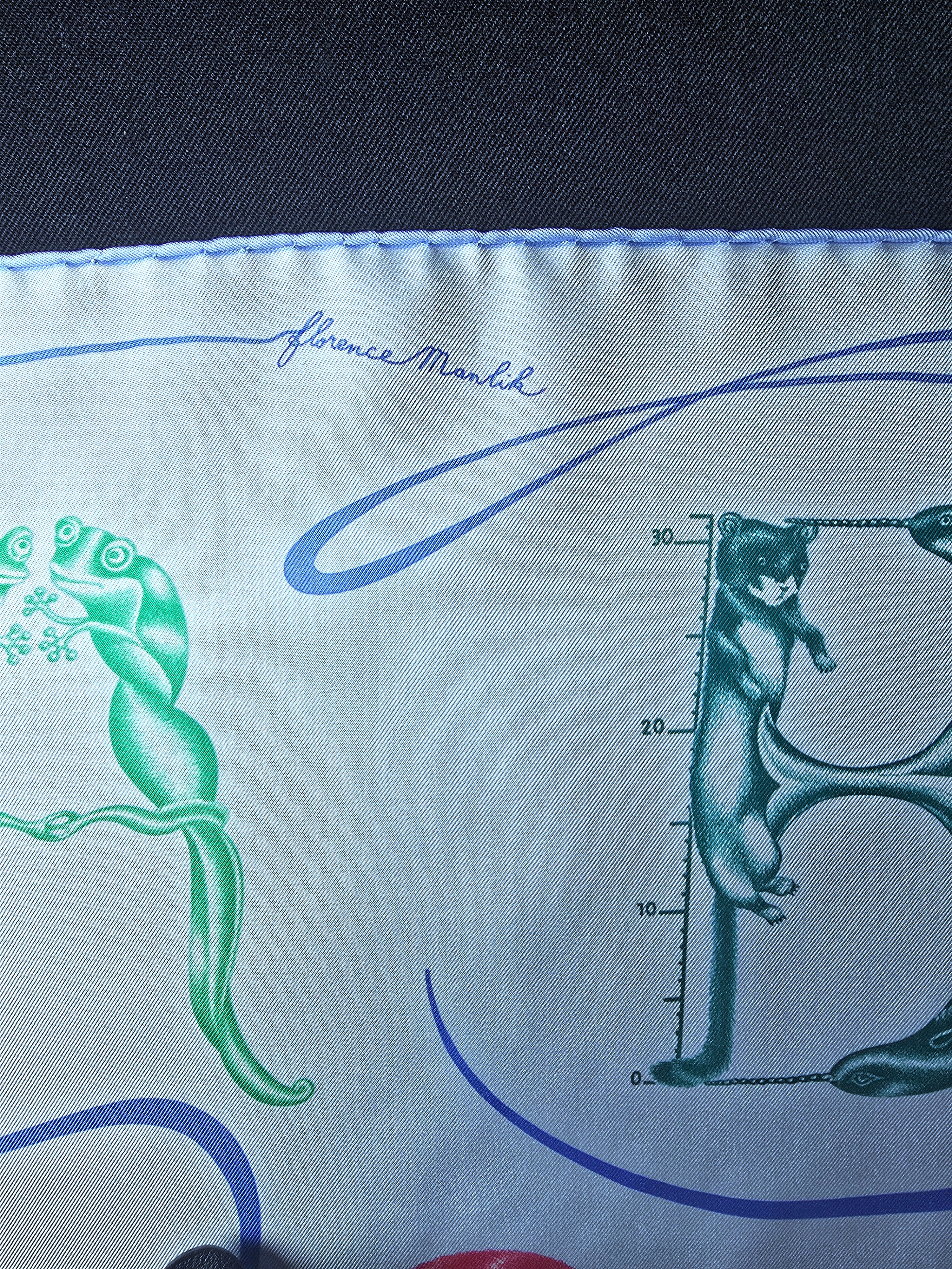 Hermès – Carré de Soie "Faune Létrée" 90×90 cm – 2014