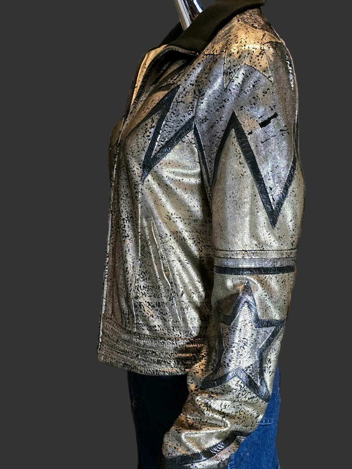 ジャスト・カヴァリ レザージャケット T40