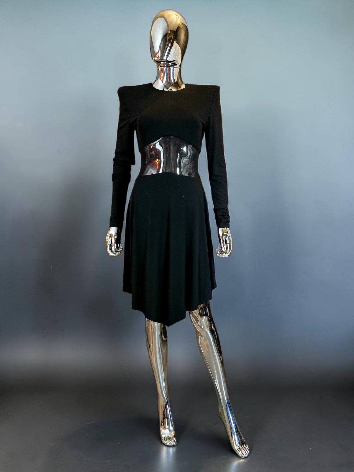 Alexandre Vauthier robe de soirée asymétrique noire T38 neuve - L.F Lusso