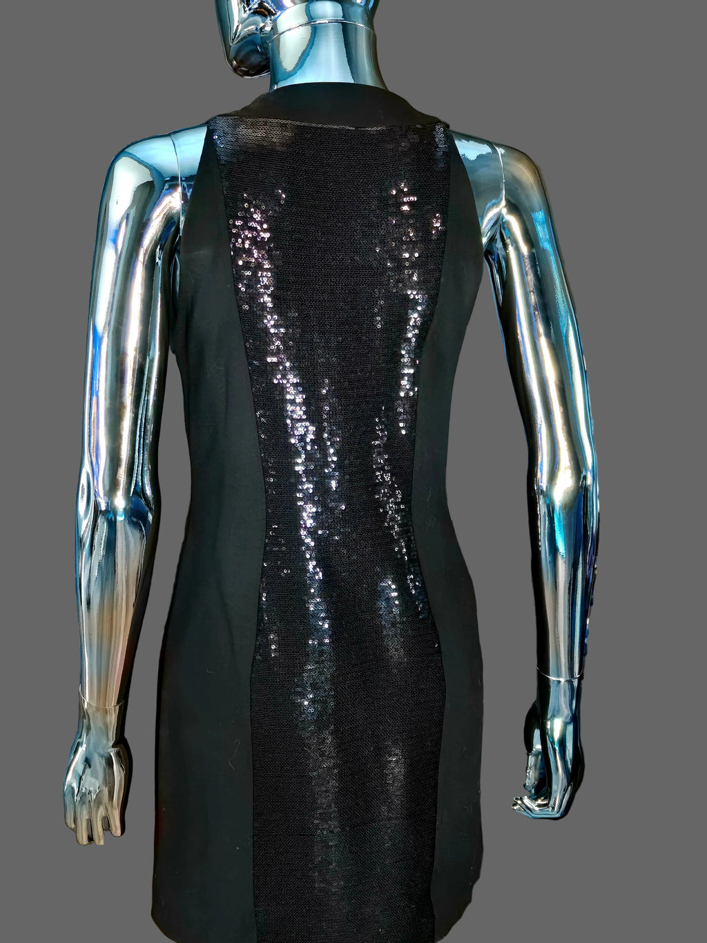 Robe en sequins noire Versace - L.F Lusso