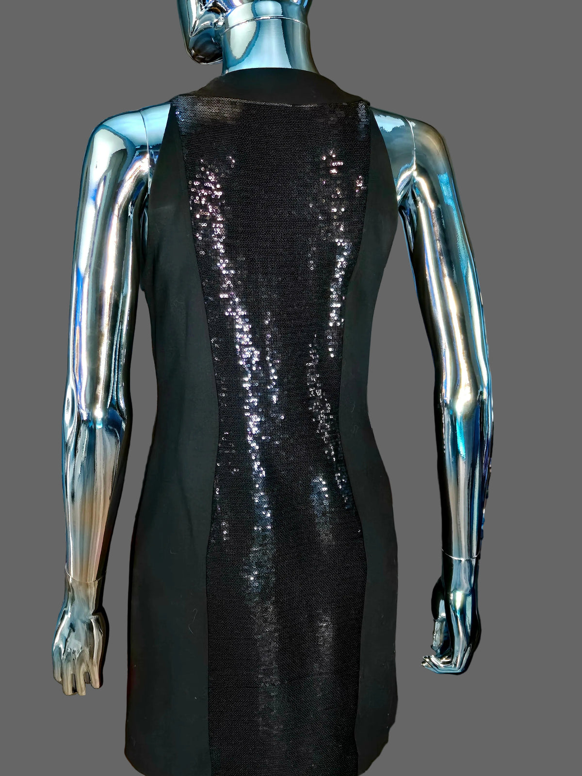 Robe en sequins noire Versace - L.F Lusso