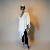 Alexandre Vauthier cape poncho blanc T38-40 neuf - L.F Lusso