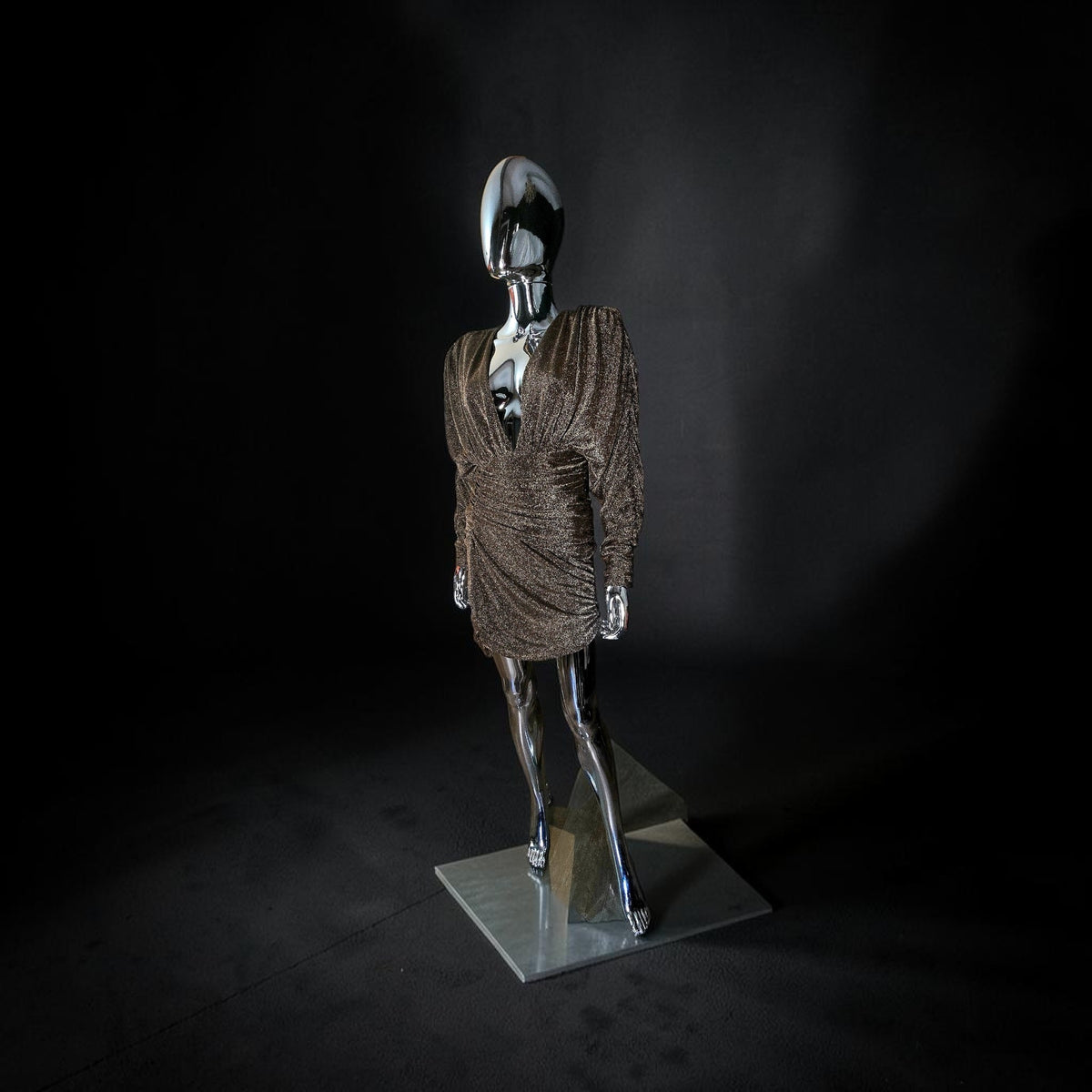 Alexandre Vauthier robe de cocktail dorée T40 - L.F Lusso
