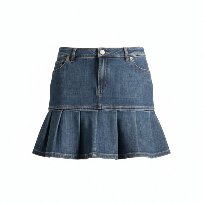 Versace denim skirt size 44 vintage - L.F Lusso