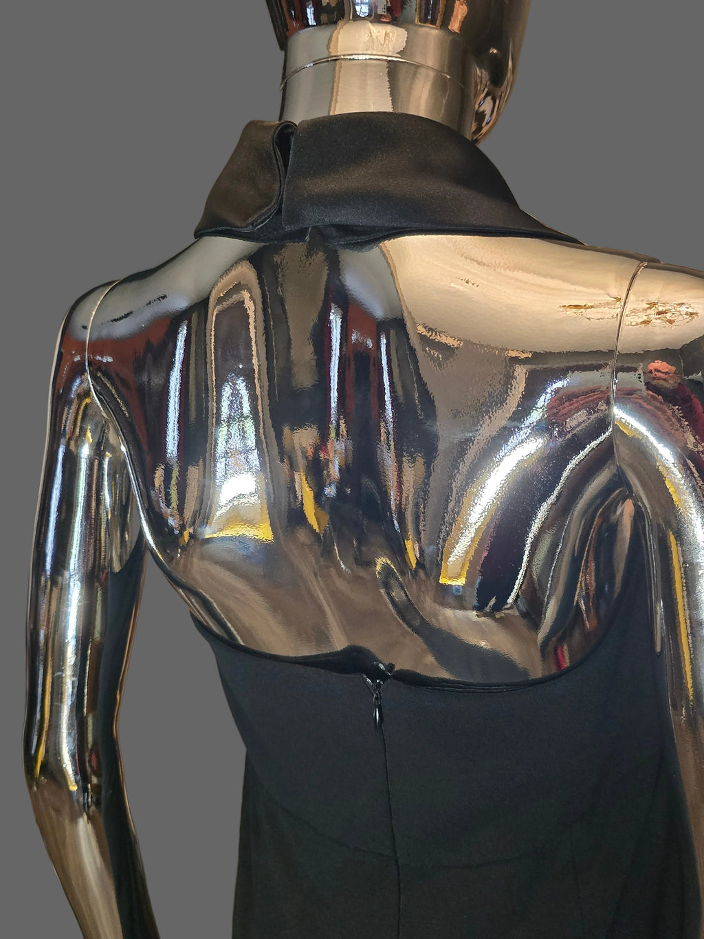 Azzaro Studio Robe de Soirée Noire Plissée T40