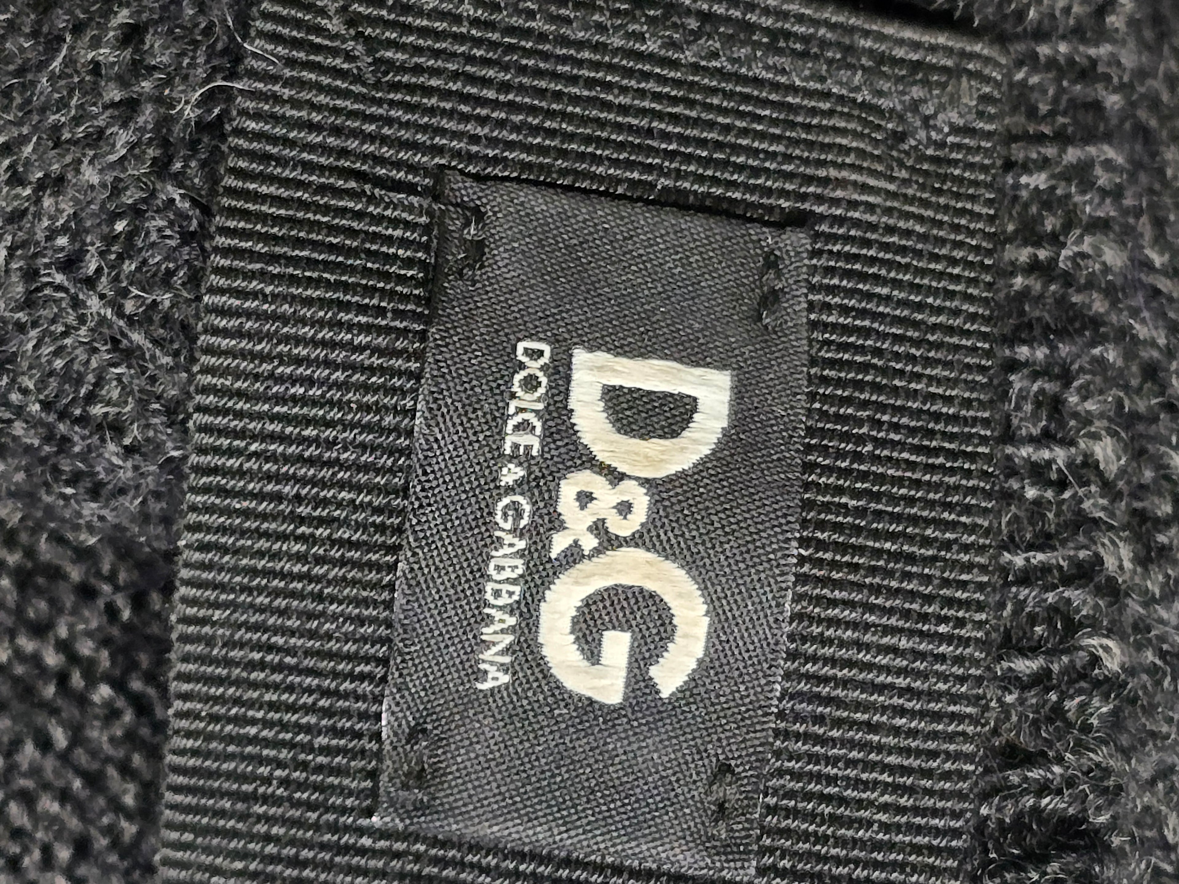 Dolce & Gabbana Robe Longue Grise en Laine T40