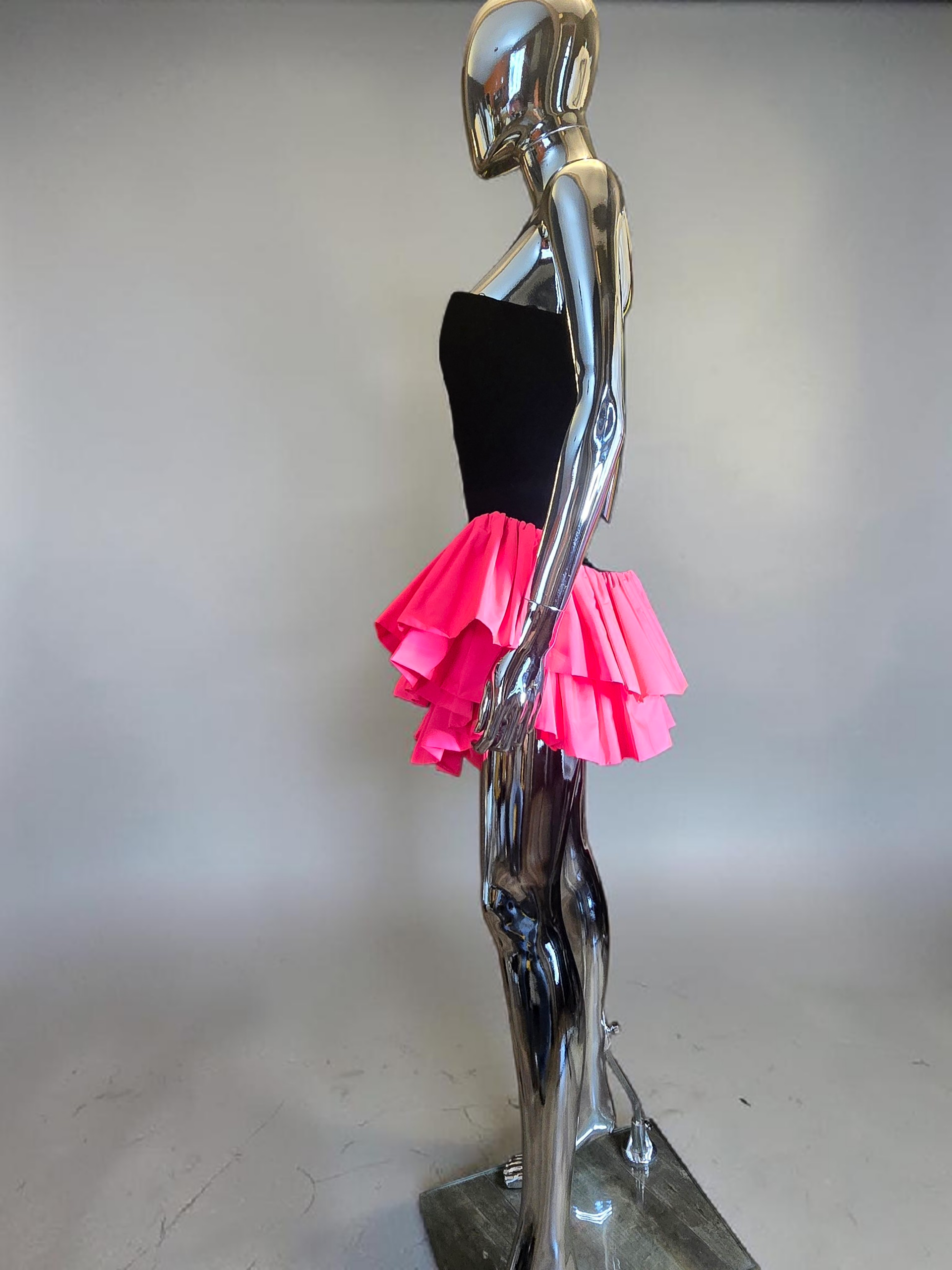 robe courte en velours Alexandre Vauthier - L.F Lusso
