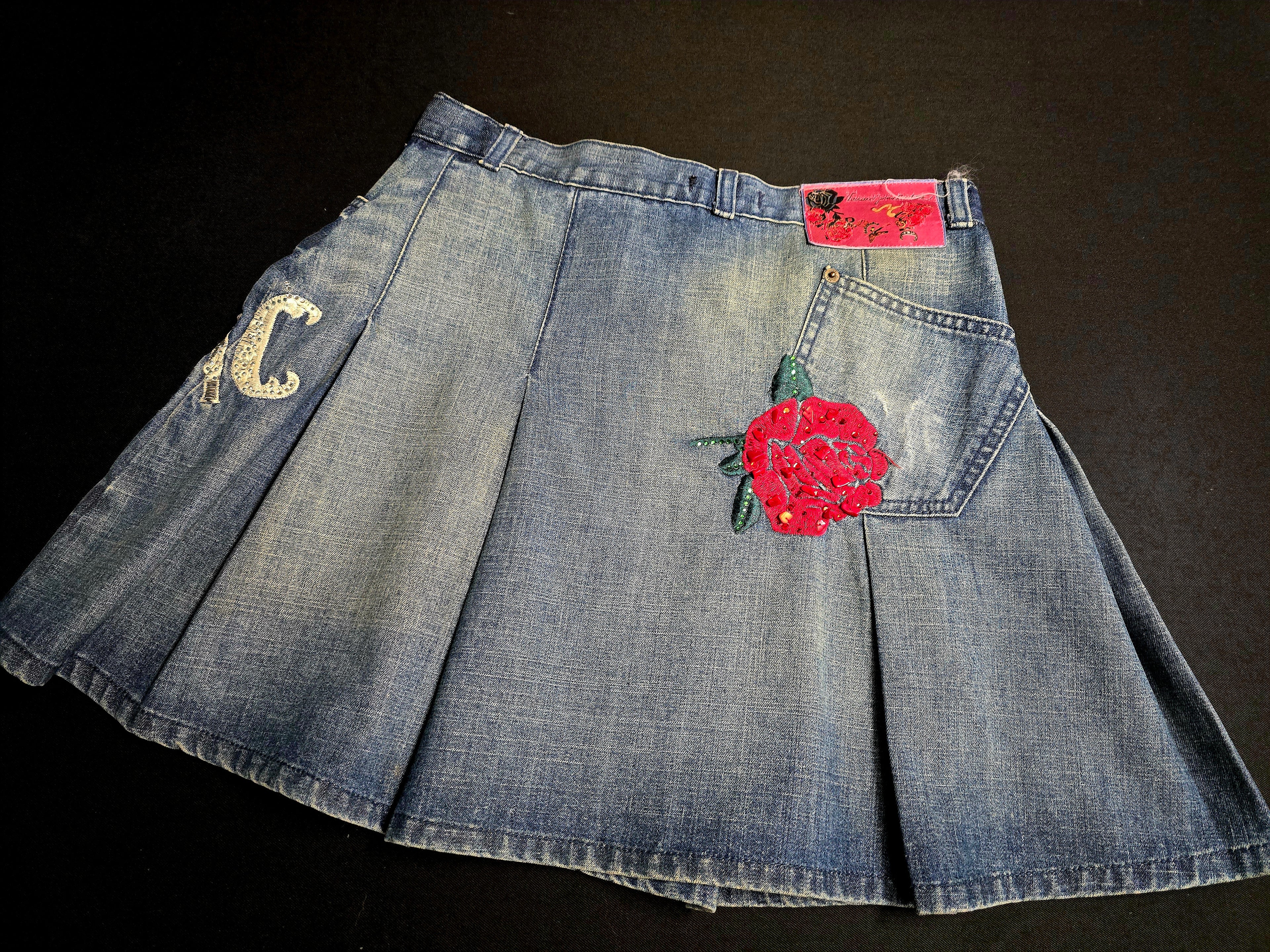 Versace jeans denim skirt size 40 vintage - L.F Lusso