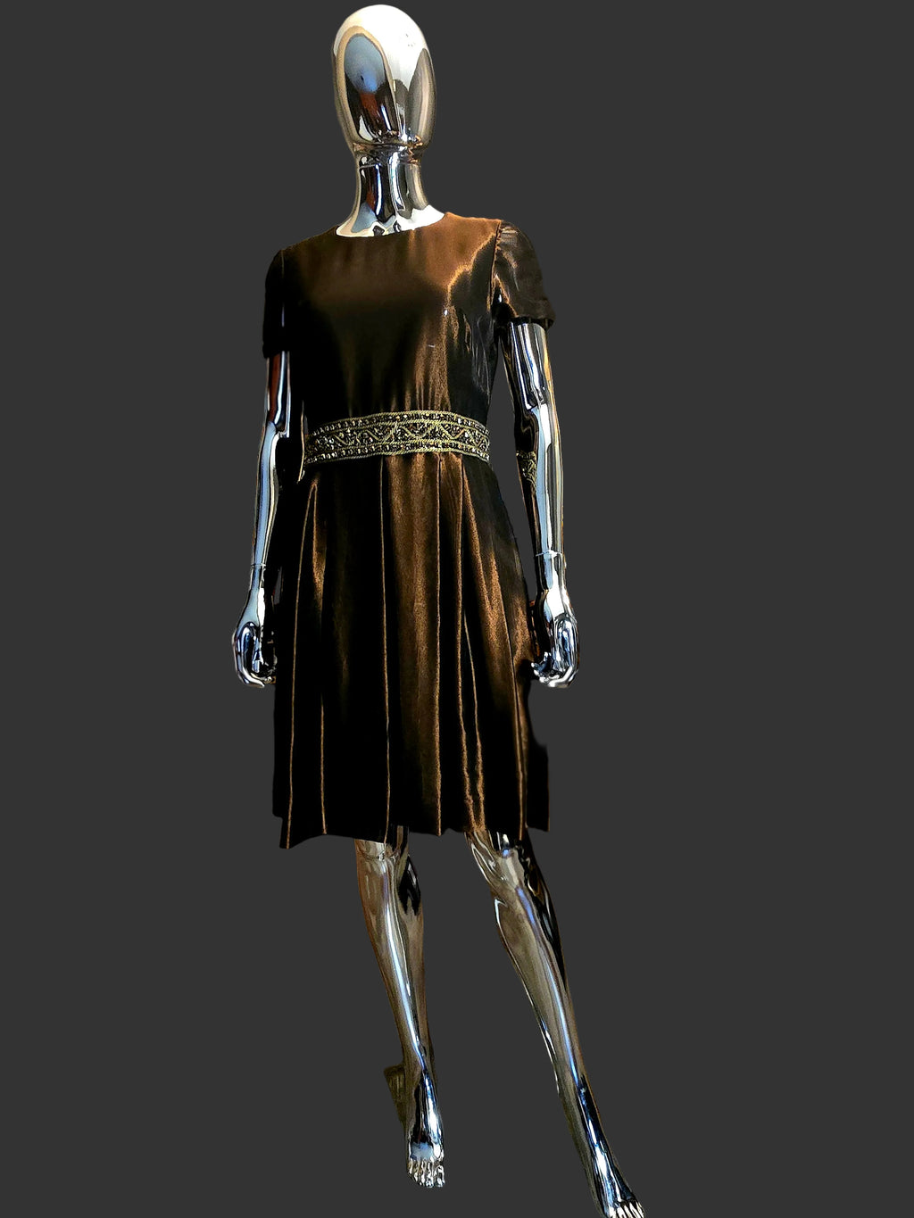 Azzaro robe de soirée en soie T40