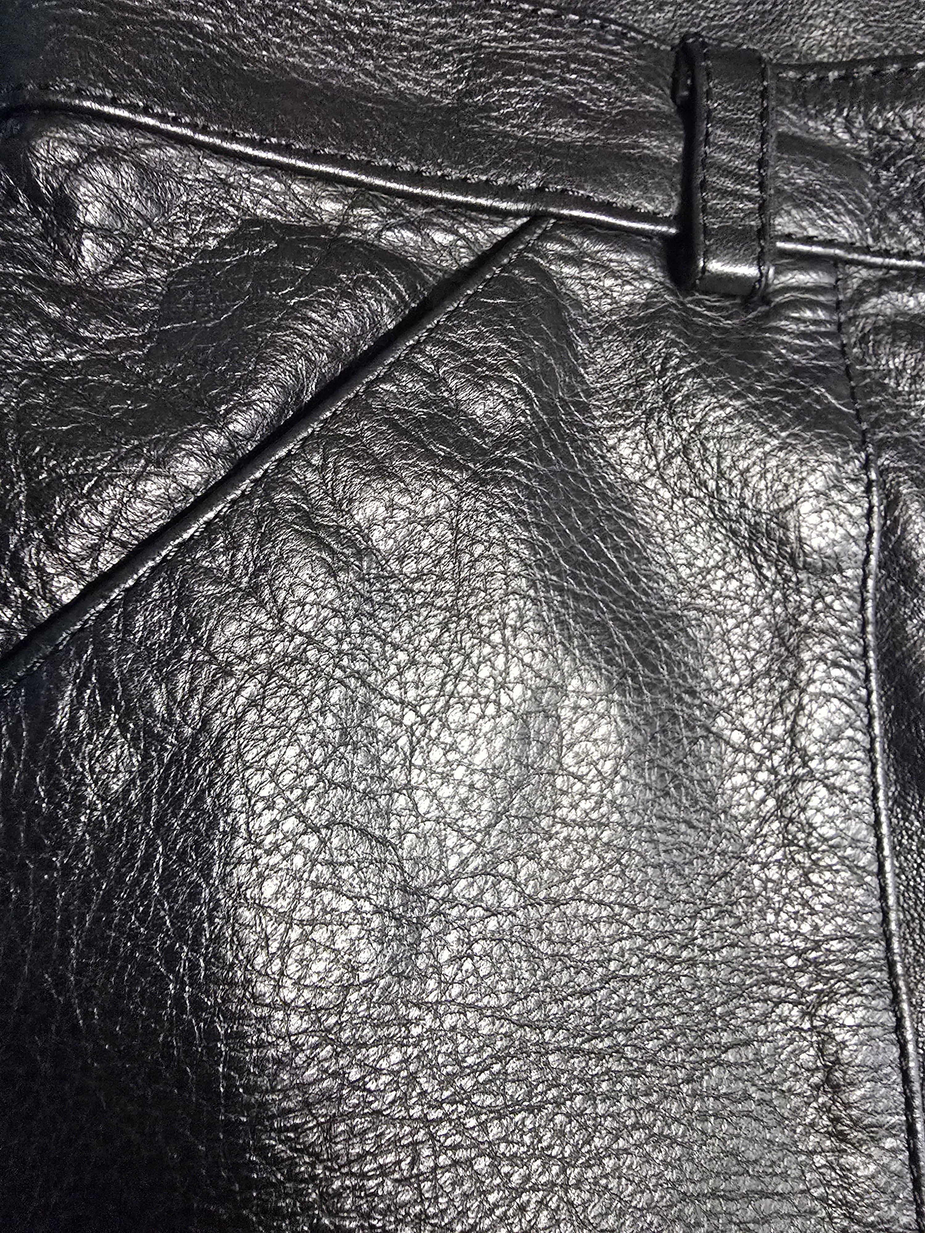 Versace jupe en cuir