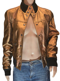 Blouson en cuir Dolce & Gabbana - L.F Lusso