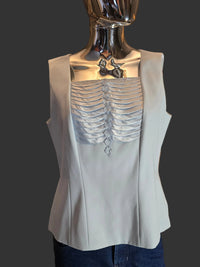 top bleu et strass Ella Donna - L.F Lusso