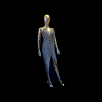 Alexandre Vauthier robe longue Métallisée T38 neuve - L.F Lusso 