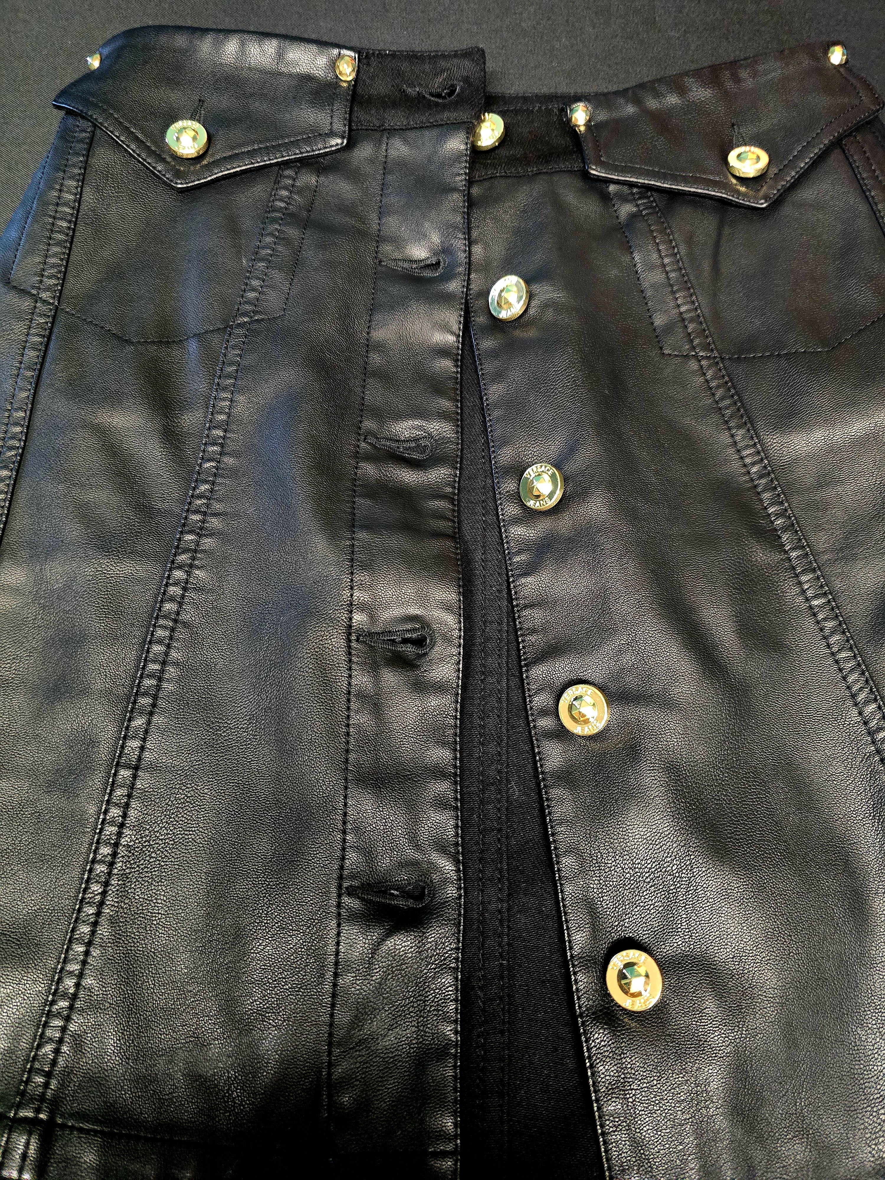 Versace jupe noire - L.F Lusso