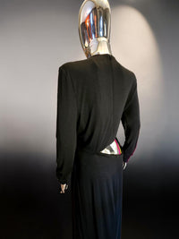 Alexandre Vauthier robe de soirée symétrique noire - L.F Lusso