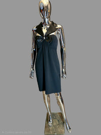 robe noire plissée Azzaro - L.F Lusso