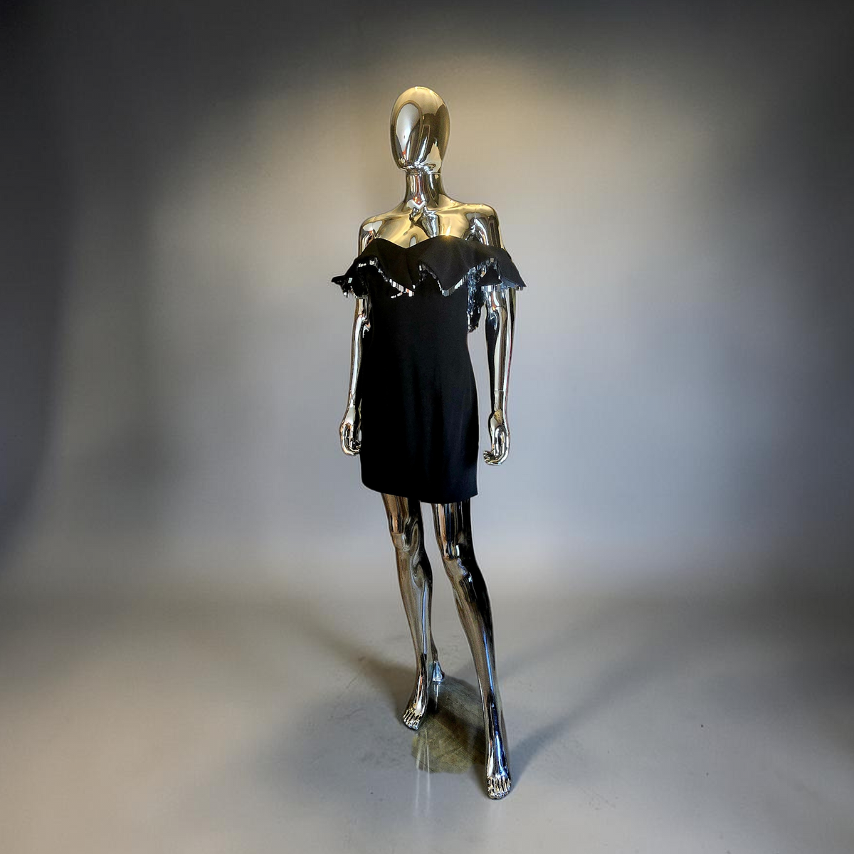 Alexandre Vauthier robe courte noire épaule dénudée T38 - L.F Lusso