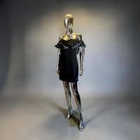 Alexandre Vauthier robe courte noire épaule dénudée T38 - L.F Lusso
