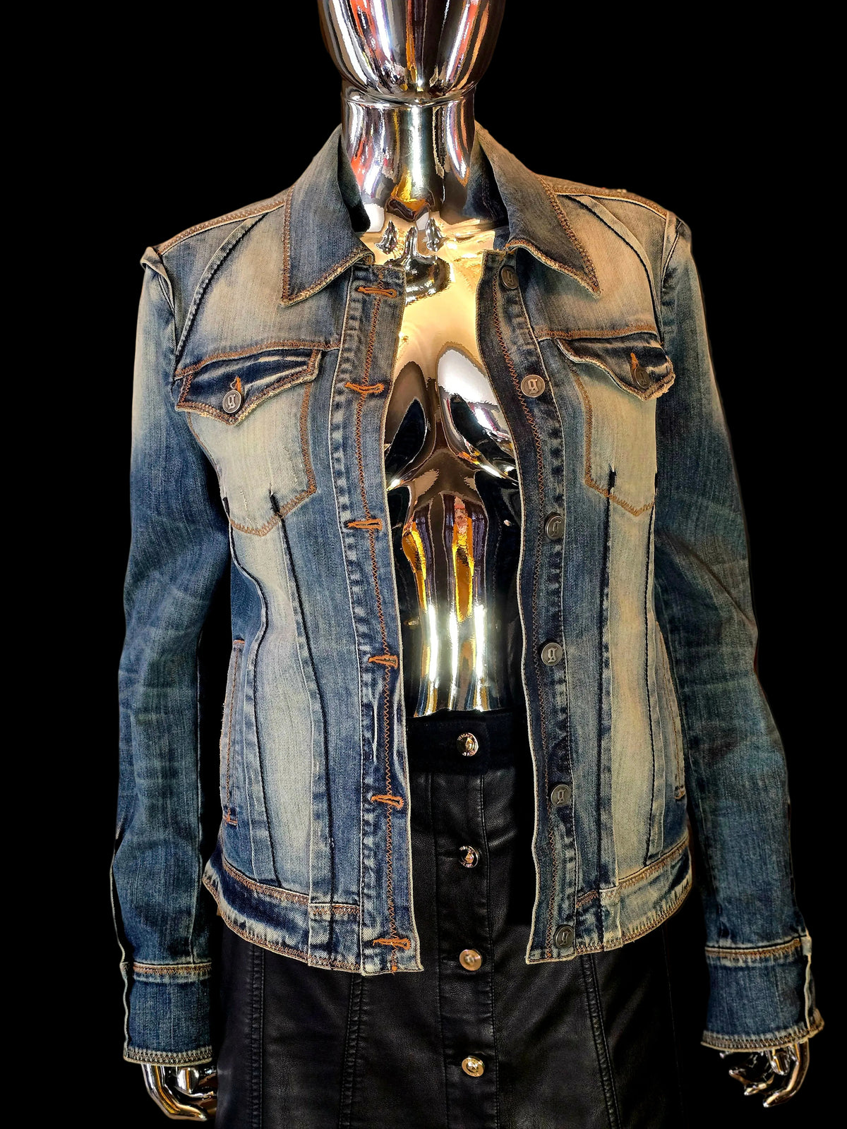 veste en jean Galliano - L.F Lusso