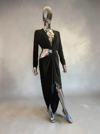 Alexandre Vauthier robe du soir noire  - L.F Lusso