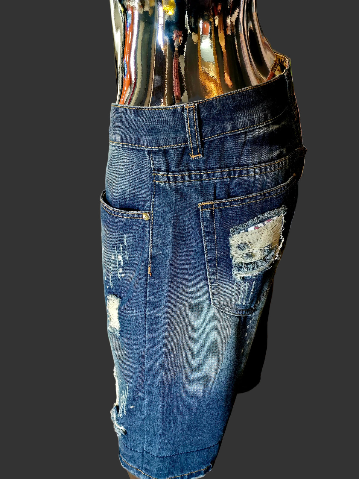 Short en jean Balmain - L.F Lusso