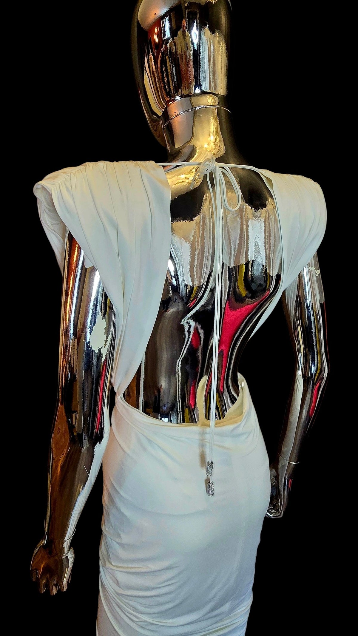Robe blanche dos nu Alexandre Vauthier - L.F Lusso