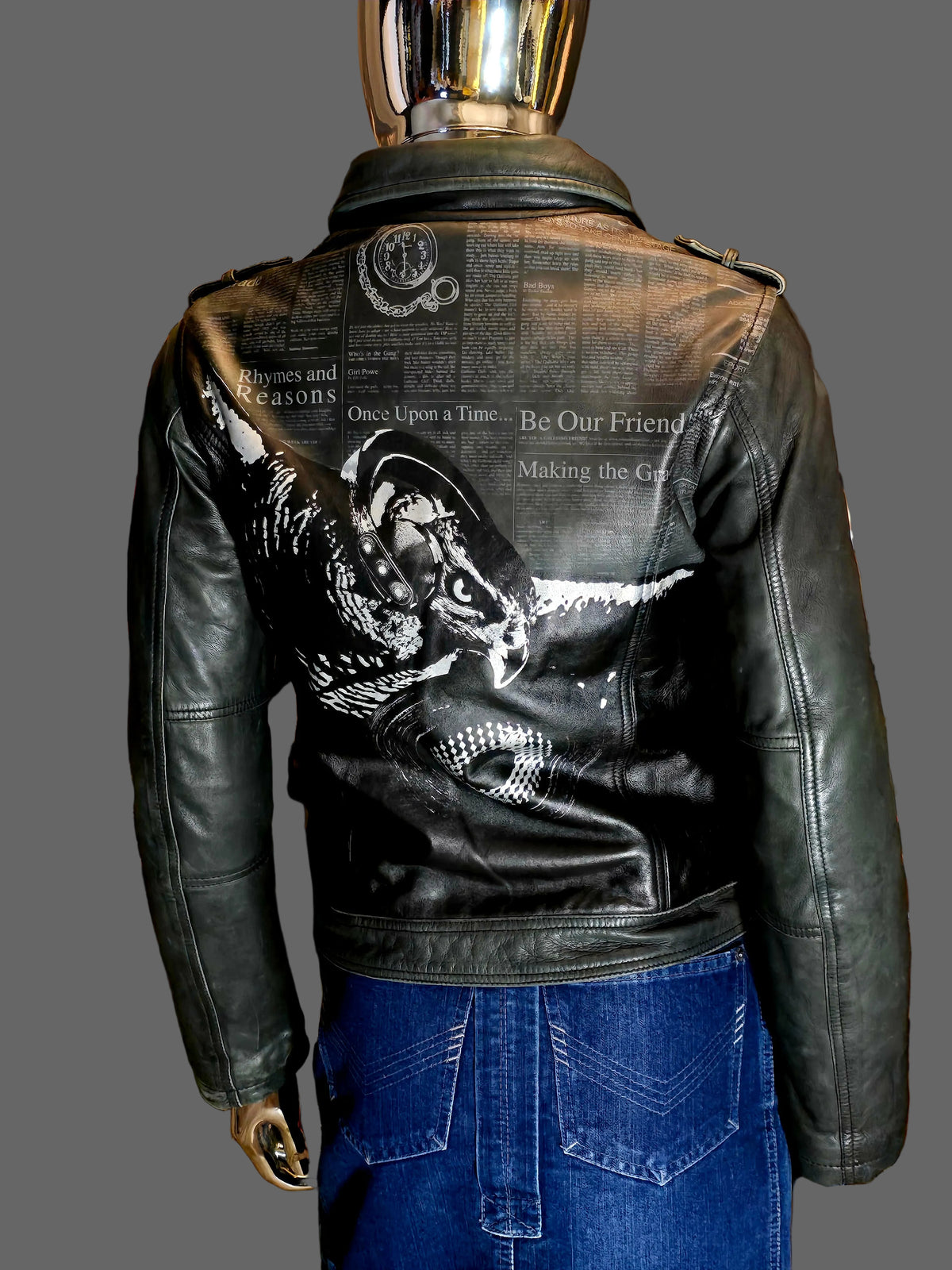 Blouson cuir John Galliano - L.F Lusso