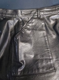 Jupe en cuir vintage Versace - L.F Lusso