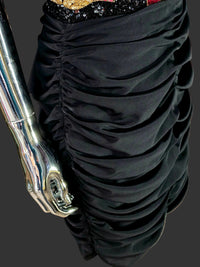 Robe noire luxe vintage Azzaro - L.F Lusso