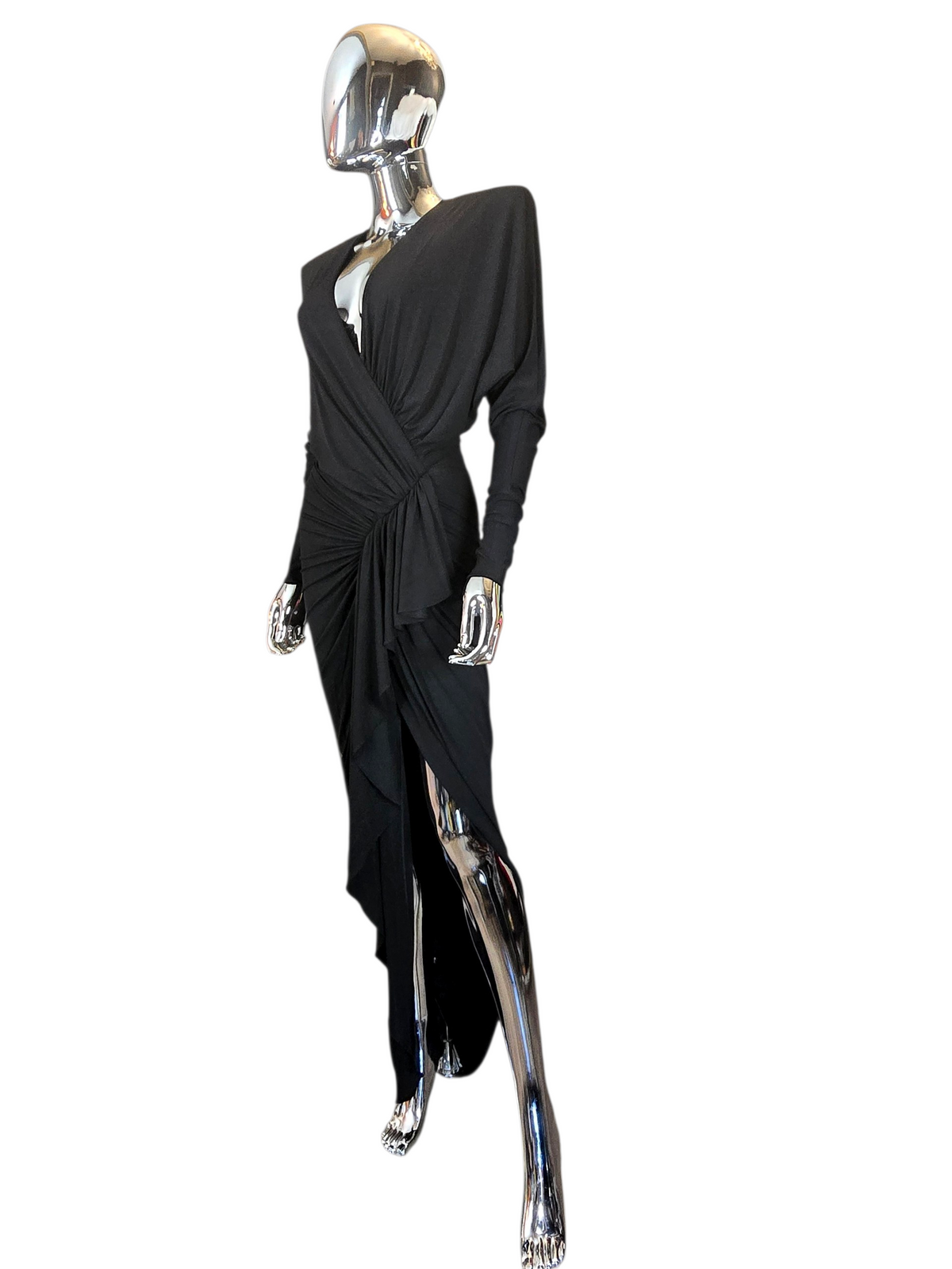 Robe asymétrique noire T38 neuve Alexandre Vauthier - L.F Lusso