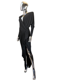 Robe asymétrique noire T38 neuve Alexandre Vauthier - L.F Lusso