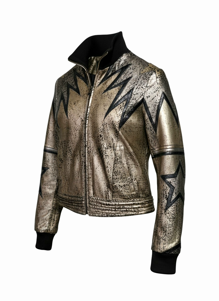 Just Cavalli leather jacket size 40 vintage - L.F Lusso