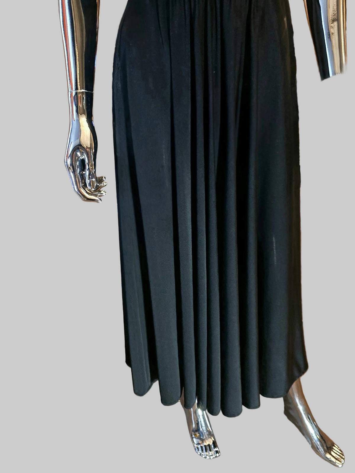 Pierre Balmain Robe de Soirée Bustier Strass Plissée T38