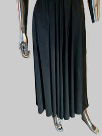 Pierre Balmain Robe de Soirée Bustier Strass Plissée T38