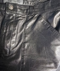 Versace jean couture jupe en cuir T38 - L.F Lusso