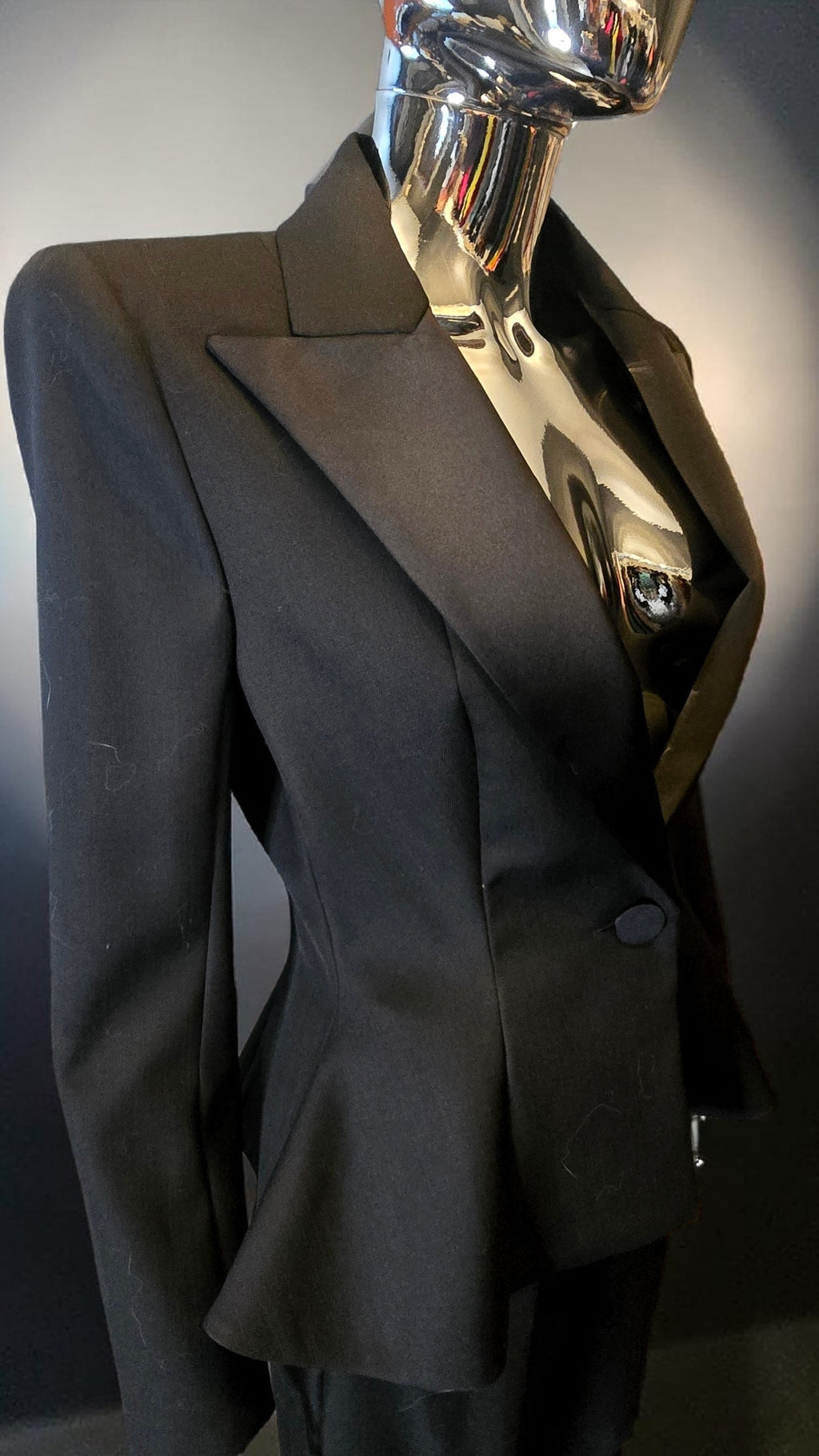 Alexandre Vauthier tailleur noir T38 neuf - L.F Lusso