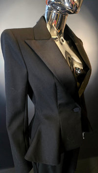 Alexandre Vauthier tailleur noir T38 neuf - L.F Lusso