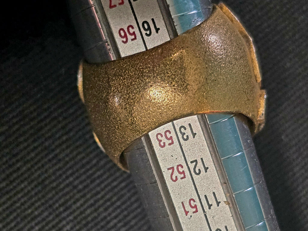 Yves Saint Laurent Bague Imposante Dorée & Argentée Années 2000 T53