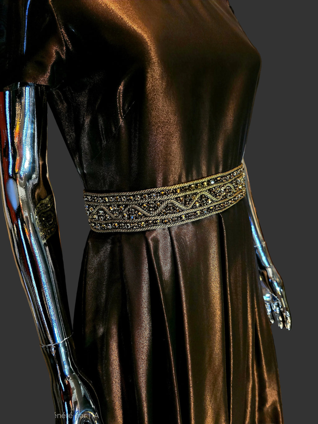 Azzaro robe de soirée en soie T40