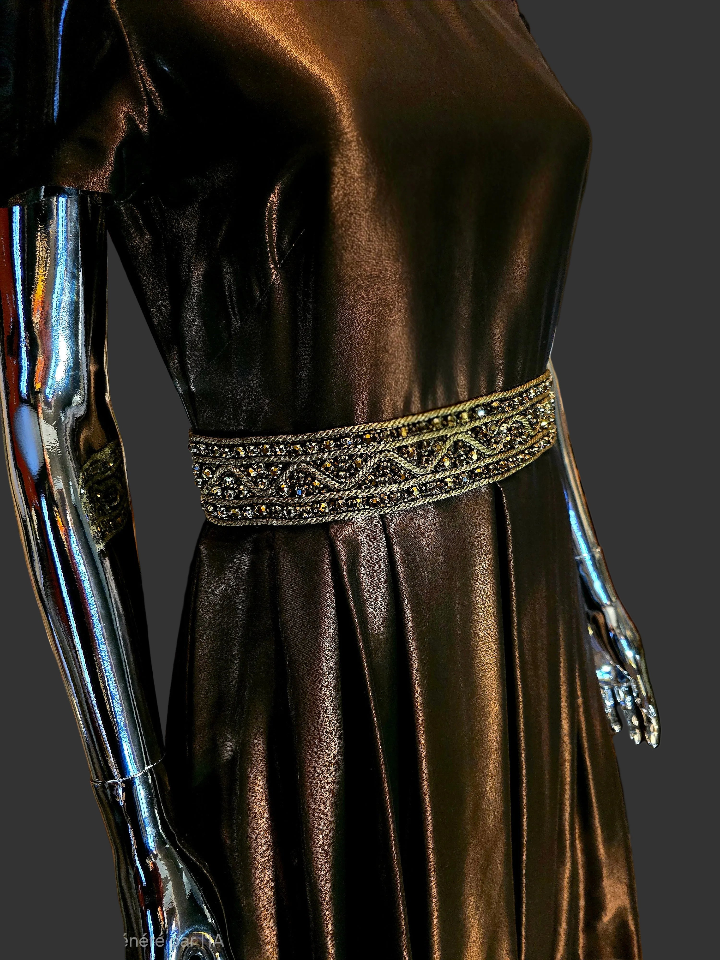 Azzaro robe de soirée en soie T40