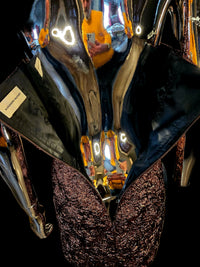 Alexandre Vauthier — Robe Courte Prototype Défilé Lurex Bronze T36